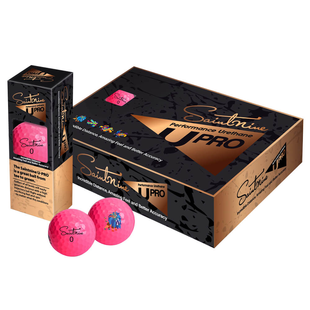 2020 Saintnine Women U-Pro Golf Balls 1 Dozen Pink NEW