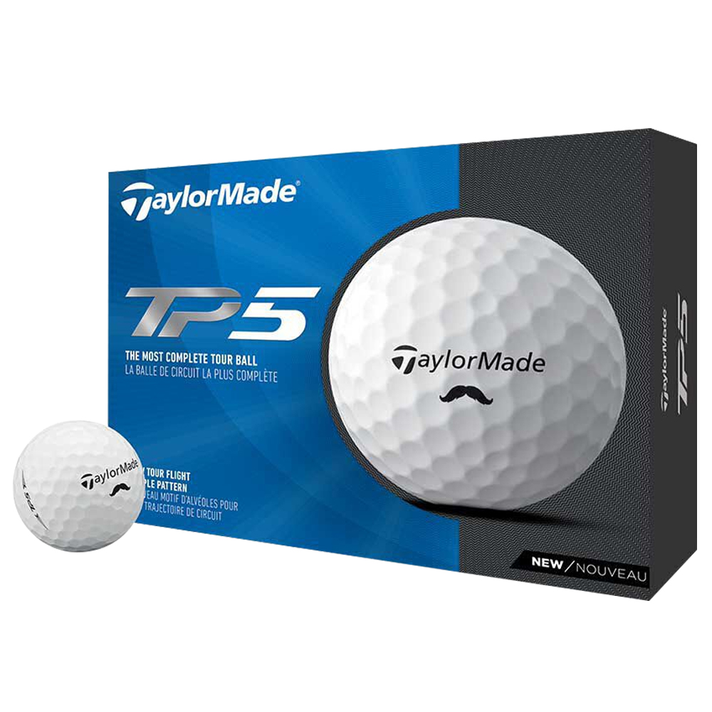 2022 TaylorMade TP5 MY SYMBOL Golf Balls 1 Dozen Mustache NEW | eBay