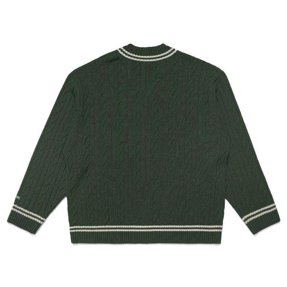 2023 Malbon Ivy Cable Knit Golf Sweater NEW | eBay